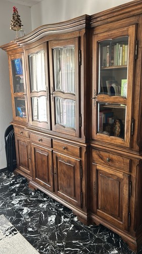 Coppia mobili noce - mobili, massello